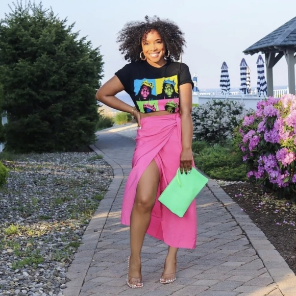 Zara knotted midi wrap skirt - Picture 8 of 10